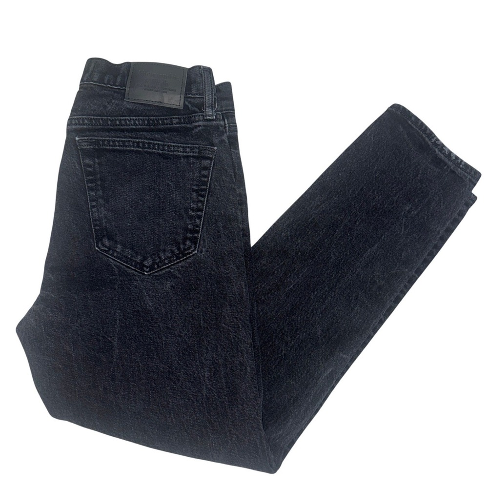 Abercrombie‎ Fitch Vintage  90s Slim Black Wash Denim Jeans Men's 31x30
